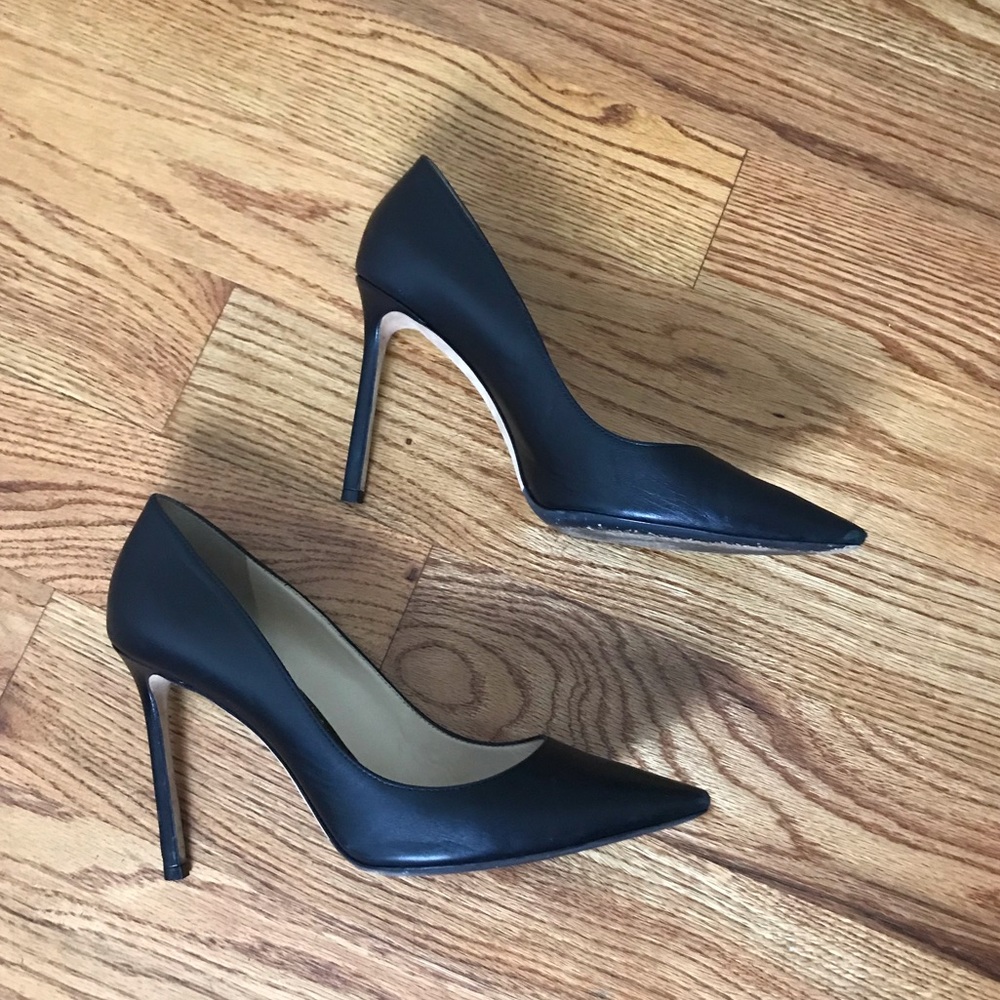Jimmy Choo Black Leather Pumps